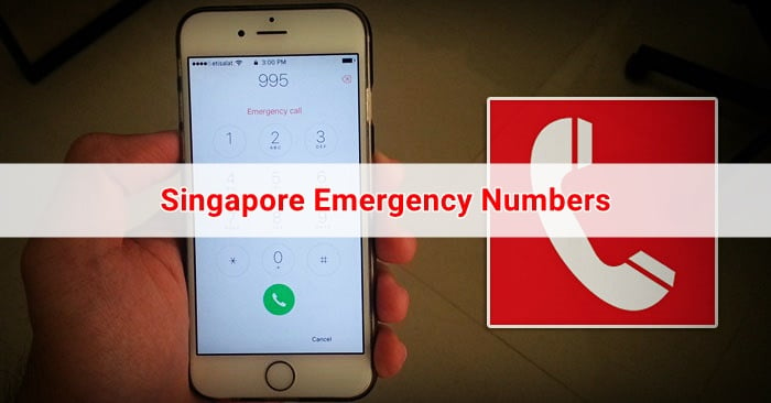 singapore emergency numbers