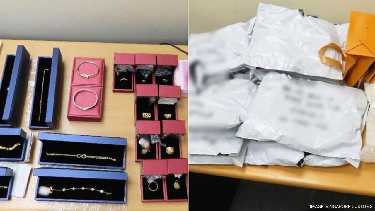 Title: Singapore Woman Fined $11,400 for Evading GST on Jewellery from Malaysia A 32-year-old Singaporean woman was fined S$11,400 after pleading guilty to evading GST on jewellery brought from Malaysia into Singapore without declaration. The jewellery was intended partly for her online business selling gold and titanium items to Singapore customers. Caption: A Singapore woman was fined S$11,400 after failing to declare jewellery brought from Malaysia into Singapore. Authorities seized 23 pieces worth about S$10,152, with around S$946 in GST evaded. Singapore Customs reminded travellers that GST evasion is a serious offence.
